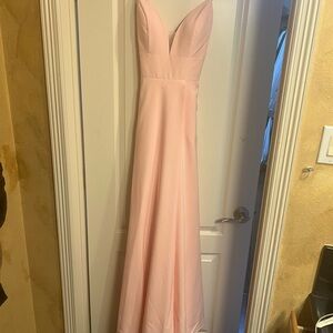 Elegant Pink Evening Gown
